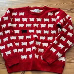 Black Sheep Pattern Sweater princess di design